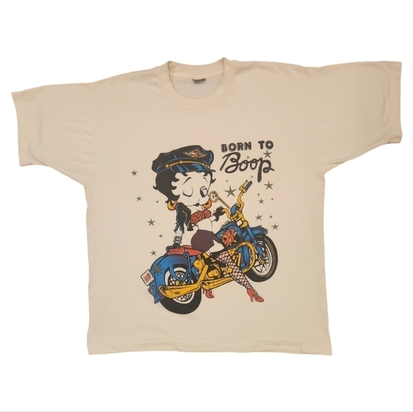 unbranded Tops - Betty Boop Biker Babe Motorcycle T-Shirt